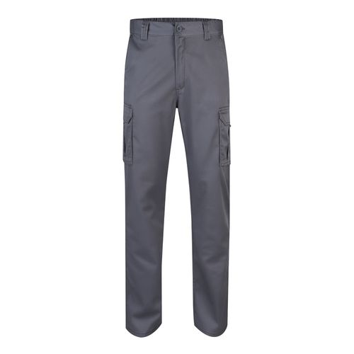 VL LUGH. Pantalon stretch, multipoches (240g/m²) en coton (46%), EME (38%) et polyester (16%)