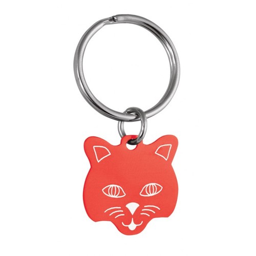 PENDENTIF PROFIL ROUGE - 23x23 mm