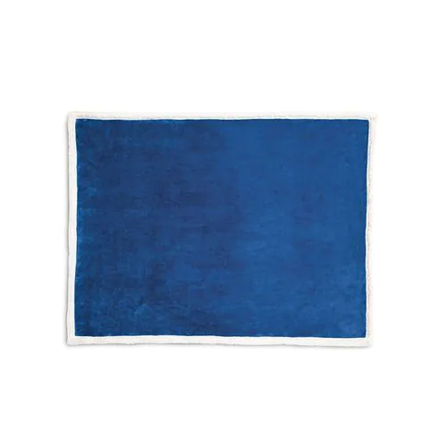 HEIDEN. Manta polar reversible (190 g/m²) con cinta de raso y tarjeta personalizada HEIDEN. Manta polar reversible (190 g/m²) con cinta de raso y tarjeta personalizada