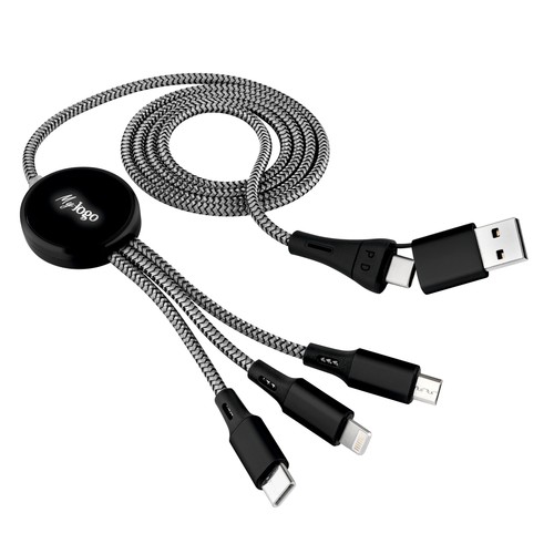 Câble de charge Metmaxx® "LademeisterBusinessClassEvo" anthracite/noir Câble de charge Metmaxx® "LademeisterBusinessClassEvo" anthracite/noir
