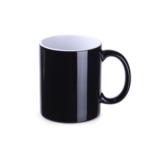 Tazza per sublimazione Tomek Magic 300ml nero/bianco