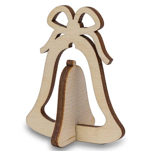 wooden-figure card - bell