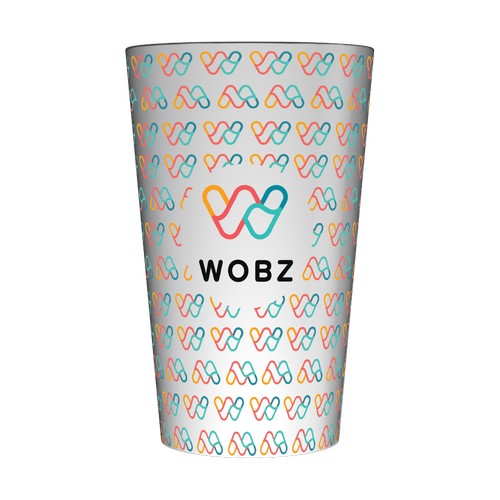 Gepersonaliseerde witte ondoorzichtige 25cl herbruikbare drinkbeker (Wobz basis) - Digitale bedrukking Gepersonaliseerde witte ondoorzichtige 25cl herbruikbare drinkbeker (Wobz basis) - Digitale bedrukking