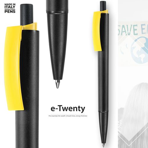 Ballpoint Pen e-Twenty Black Ballpoint Pen e-Twenty Black