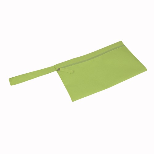 Porte-documents en polyester avec fermeture zip et poignée pratique Porte-documents en polyester avec fermeture zip et poignée pratique