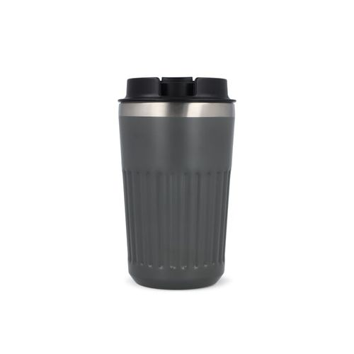 Termo de acero inoxidable reciclado para café para llevar, 400 ml. Termo de acero inoxidable reciclado para café para llevar, 400 ml.