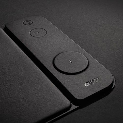 Tappetino mouse 3in1 con ricarica wireless 15W in rPET RCS