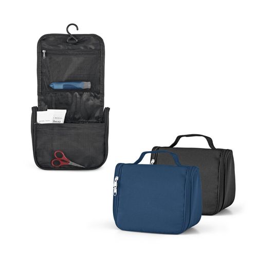 WILLIS. Microfibre toiletry bag with several pockets WILLIS. Microfibre toiletry bag with several pockets