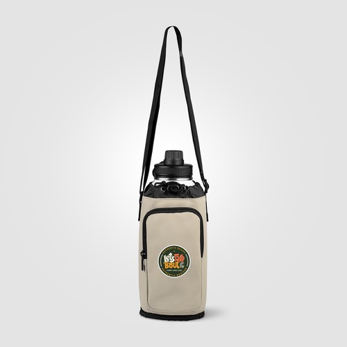 Malmö Recycled PU Zipper Pocket Bottle Bag - 1.8 L Malmö Recycled PU Zipper Pocket Bottle Bag - 1.8 L