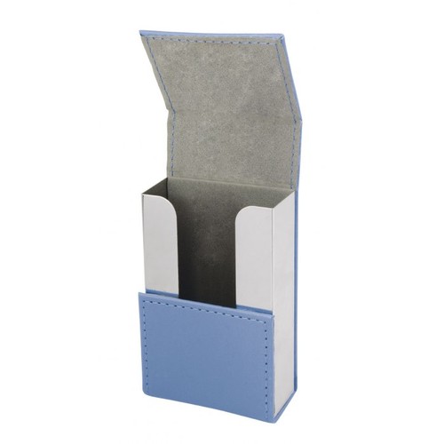 POCKET CIGARETTES CASE PU SKY BLUE