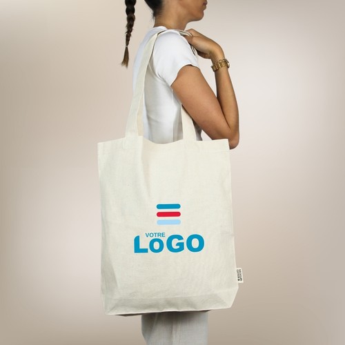 Cabas coton ECOLO 230 - Écru Cabas coton ECOLO 230 - Écru