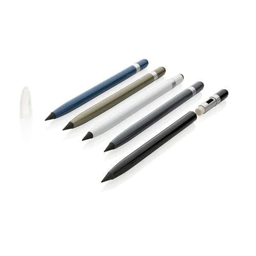 Aluminium inkless pen with eraser Aluminium inkless pen with eraser
