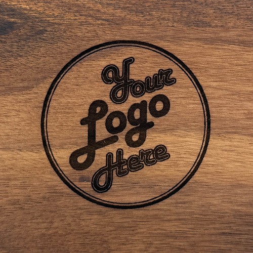 Rotating walnut board ⌀ 30 cm