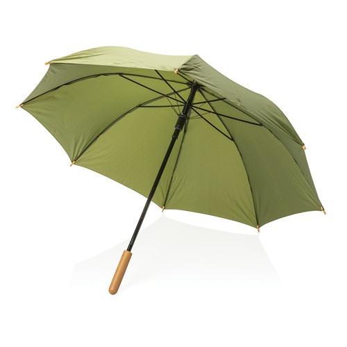 23" Impact AWARE™ RPET 190T auto open bamboo umbrella 23" Impact AWARE™ RPET 190T auto open bamboo umbrella