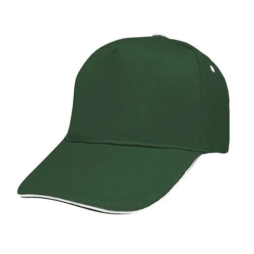 CASQUETTE 5 PANNEAUX SANDWICH EN 100% COTON