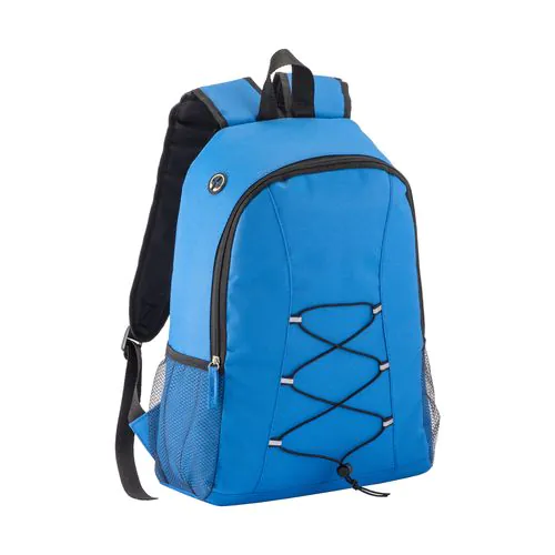 600D polyester Backpack with earbuds port