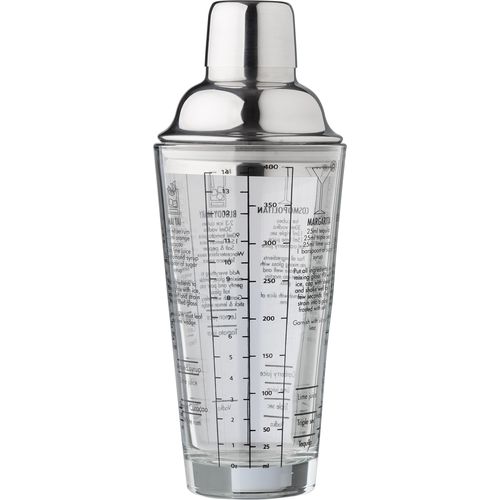 Glass cocktail shaker (400 ml) Adela