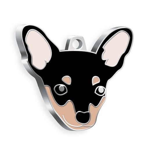 MEDAILLE CHIEN PINSCHER NOIR MEDAILLE CHIEN PINSCHER NOIR