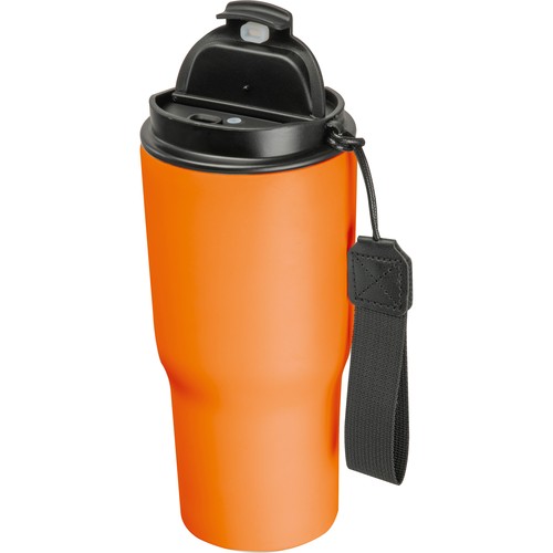 Dubbelwandige drinkbeker van rvs, 550 ml Dubbelwandige drinkbeker van rvs, 550 ml