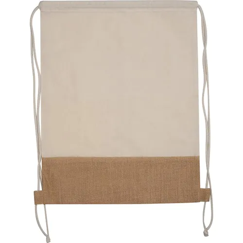 Gymbag with jute bottom