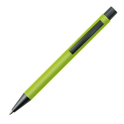 Plastic ballpoint pen with metal clip Plastic ballpoint pen with metal clip