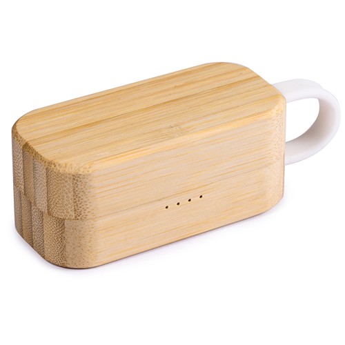 AURICOLARI BLUETOOTH TWS IN BAMBÙ E PLASTICA AURICOLARI BLUETOOTH TWS IN BAMBÙ E PLASTICA