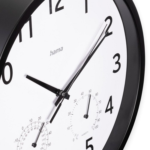 Wall clock, thermometer, hygrometer Hama