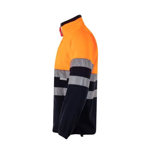 VL EROS. Tweekleurig fleecejack (280g/m²) van polyester (100%)
