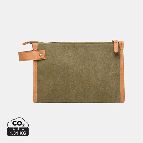 VINGA Bosler GRS recycled canvas toiletry bag VINGA Bosler GRS recycled canvas toiletry bag