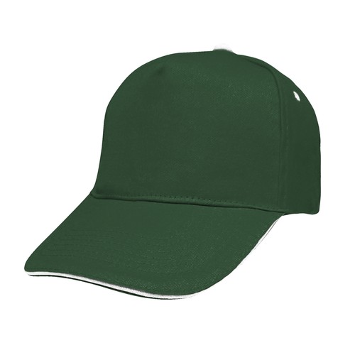 CASQUETTE 5 PANNEAUX SANDWICH EN 100% COTON