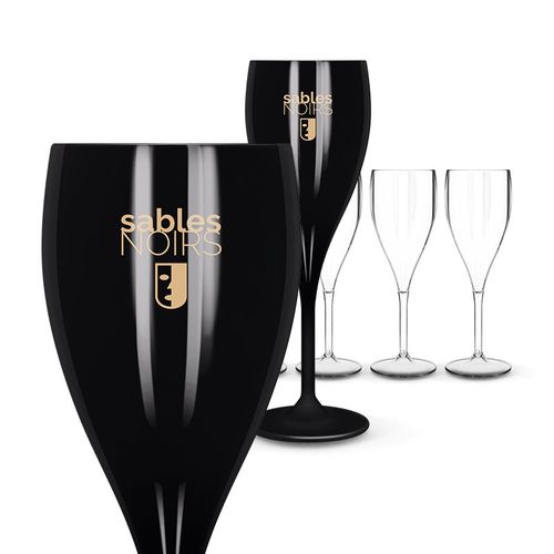 16CL PLASTIC TRITAN® REUSABLE  CHAMPAIGN FLUTE
