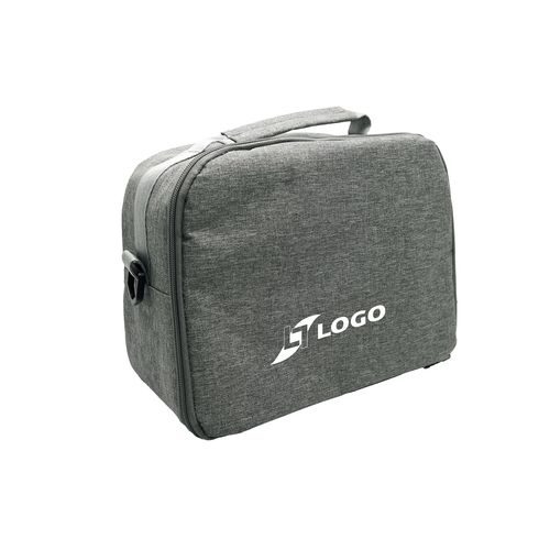 Insulated bento bag 'Matsue', RPET heather grey