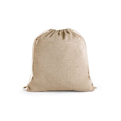 CHANCERY. Sac à cordelettes en coton recyclé (70%), polyester (30% rPET) (140 g/m²)