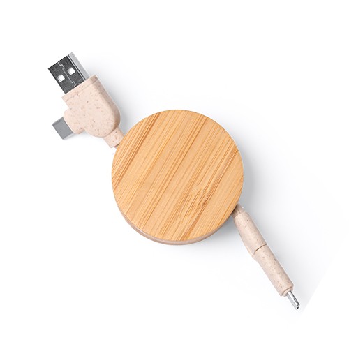 Erweiterbares Ladekabel. USB- und Typ-C-Eingang. T Adolfo Erweiterbares Ladekabel. USB- und Typ-C-Eingang. T Adolfo