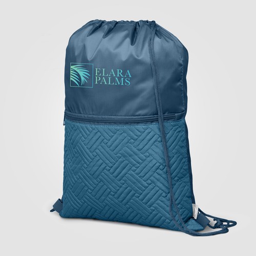 Borsa trapuntata con coulisse in materiale riciclato Sora - 6L Borsa trapuntata con coulisse in materiale riciclato Sora - 6L