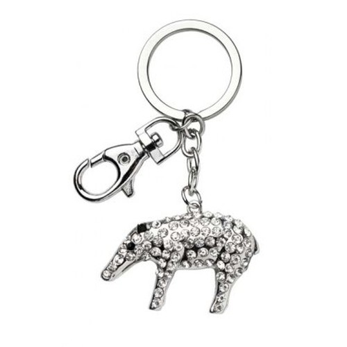 PORTE-CLÉS TAPIR A/ CRISTAUX -SANS BOÎTE