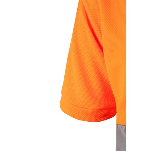VL CUPID LARGE. Polo bicolore (160g/m²) à manches courtes, en polyester (100%)