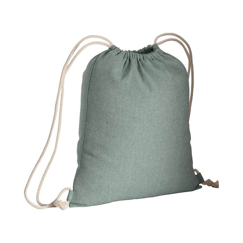 150g/m2 recycled cotton drawstring backpack