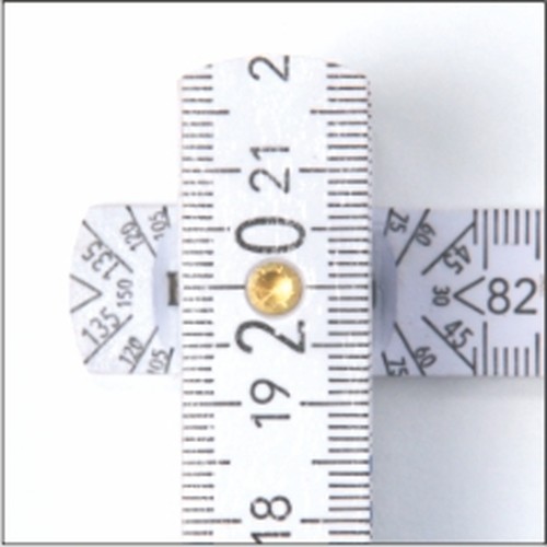 Wooden folding rule