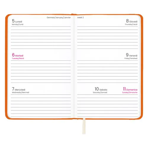 Weekly 2026 PU hard cover pocket diary Weekly 2026 PU hard cover pocket diary