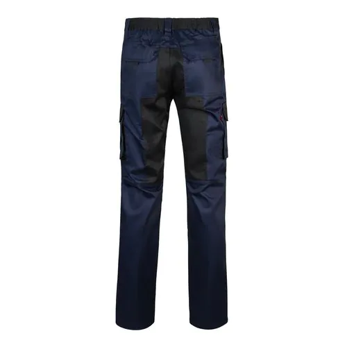 VL NJORD. Two-tone multi-pocket twill trousers (240 g/m²), in cotton (35%) and polyester (65%) VL NJORD. Two-tone multi-pocket twill trousers (240 g/m²), in cotton (35%) and polyester (65%)