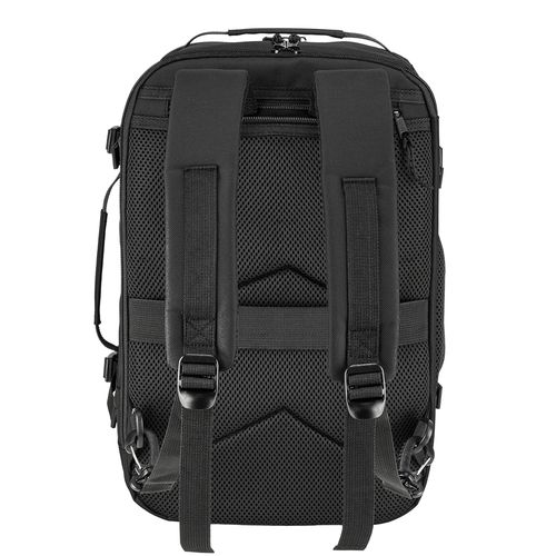 Travel backpack with laptop compartment 15 inch in 600D polyester