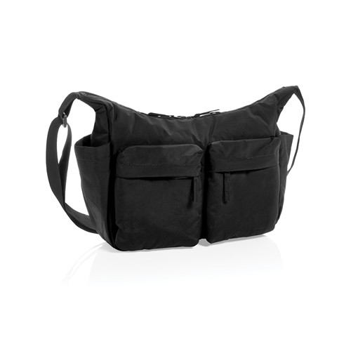 Sac bandoulière en nylon recyclé RCS KENTO URBAN Sac bandoulière en nylon recyclé RCS KENTO URBAN