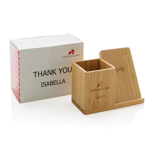 Calgary bamboo 10W wireless charger Calgary bamboo 10W wireless charger