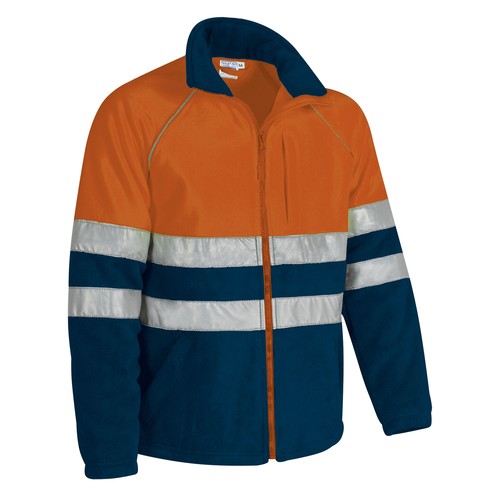 korte jas met reflecterende strepen