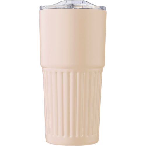 Recycled stainless steel double-walled drinking mug (500 ml) Kael Recycled stainless steel double-walled drinking mug (500 ml) Kael