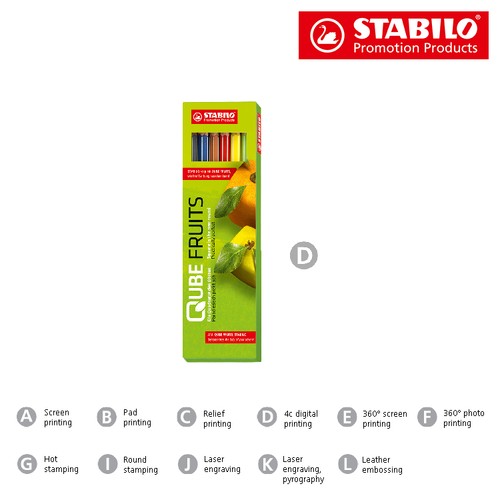 STABILO GREENcolors Set de 6 crayons de couleur STABILO GREENcolors Set de 6 crayons de couleur