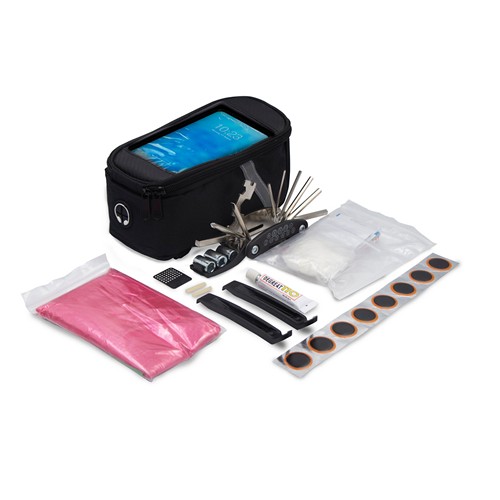 Bicycle bag with accessories, repair kit, first aid kit, poncho | Fabio