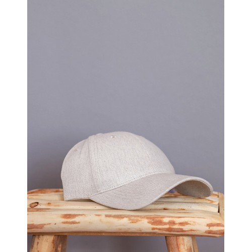 Casquette 6 panneaux 200gr chiné et recyclé AWARE™ Milo Casquette 6 panneaux 200gr chiné et recyclé AWARE™ Milo