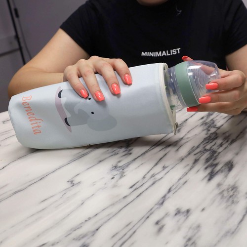 SMALL THERMAL BOTTLE BAG IN CUSTOMIZABLE RPET SMALL THERMAL BOTTLE BAG IN CUSTOMIZABLE RPET